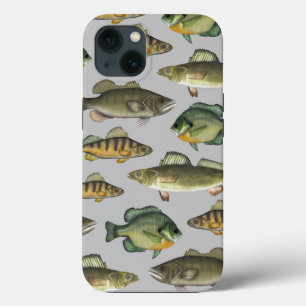 Cool Waterverf Stijlvolle Trendy Zoetwatervissen iPhone 13 Hoesje