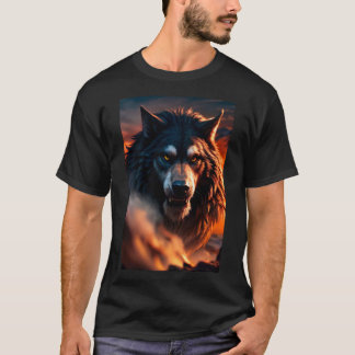 Cool Weerwolf Furry Therian Art T-shirt