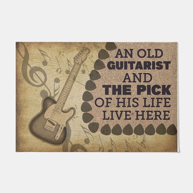 Cool Welcome Mat, Electric Guitar Mat (Voorkant)