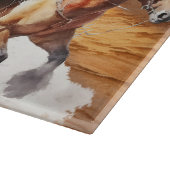 Cool Westerne cowboy scene Snijplank (Hoek)