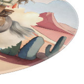 Cool Westerne cowgirl scene Snijplank (Hoek)