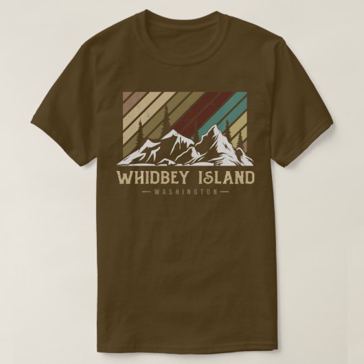 Cool  Whidbey Island Skiing Snowboarding L T-shirt (Design voorkant)