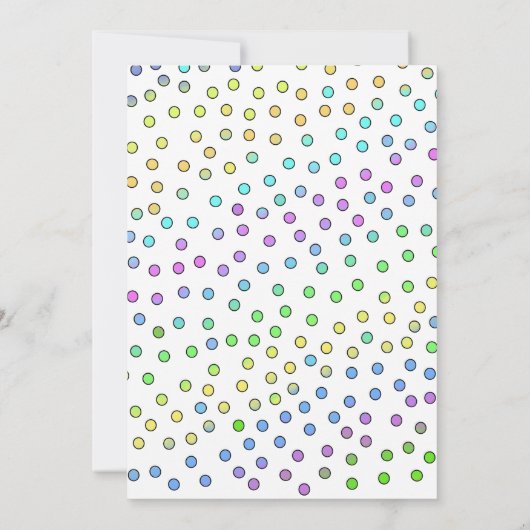 Cool Whimsical Fun 5e Anniversaire Fête Invitation (Dos)