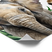 Cool Wild Animals Verjaardagsfeestje Welkom Poster (Hoek)