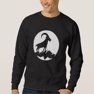 Cool Wild Goat Animal Horn Livestock Silhouette Ca Trui
