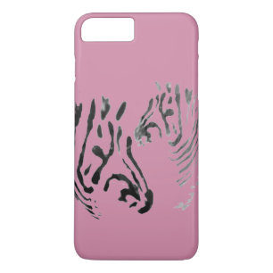 Cool Wildlife Art Animal Print Zebras iPhone 8 Plus / 7 Plus Hoesje