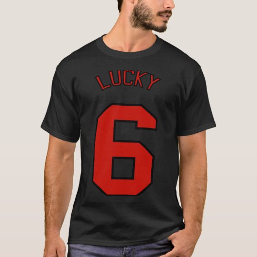 Cool Winning Lucky Number Six Classic T-Shirt (Voorkant)
