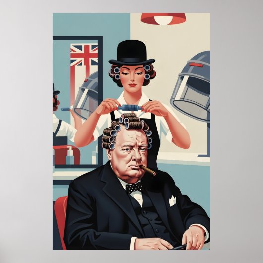Cool Winston Churchill Poster (Voorkant)