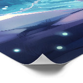 Cool Winter wolf liefhebbers Poster (Hoek)