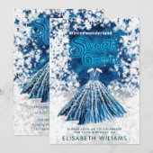 Cool Winter wonderland typografie zoet 16 Kaart (Voorkant / Achterkant)