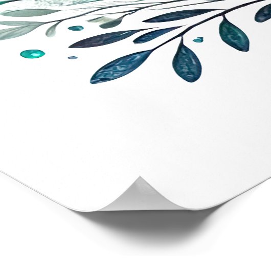 Cool wolf liefhebbers dier poster (Hoek)