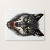 Cool Wolf Portrait Legpuzzel (Horizontaal)