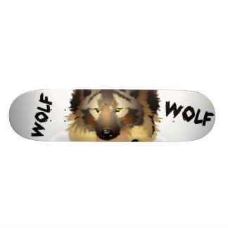 Cool Wolf Skateboard Deck