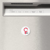 Cool Women's Symbool Magneet (Insitu (Vaatwasser))