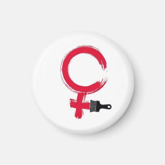 Cool Women's Symbool Magneet (Voorkant)