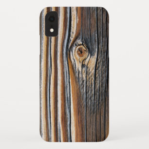 COOL Wood Grain Patroon iPhone XR Hoesje
