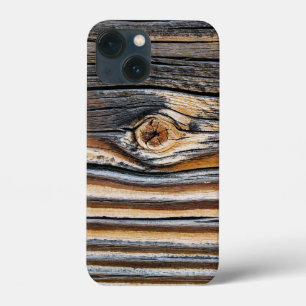 COOL Wood Grain Patroon iPhone 13 Mini Hoesje