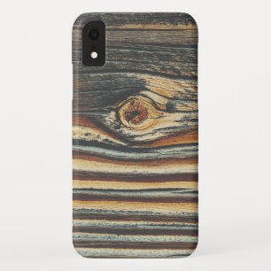 COOL Wood Grain Patroon iPhone XR Hoesje