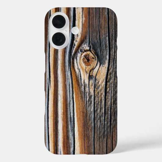 COOL Wood Grain Patroon Case-Mate iPhone Case (Achterkant)