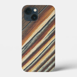 COOL Wood Grain Patroon iPhone 13 Mini Hoesje