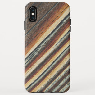 COOL Wood Grain Patroon iPhone XS Max Hoesje