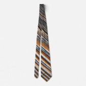 COOL Wood Grain Patroon Stropdas (Achterkant)