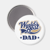 Cool World's beste pap Gift Magneet (Voorkant / Achterkant)