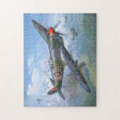 Cool WWII Supermarine Spitfire Vliegtuig Squad Legpuzzel (Verticaal)
