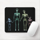 cool xray skelet-muisblok muismat (Met muis)