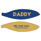 Cool Yellow Gold Blue Aangepast naam papa Basketba Basketbal (Panelen)