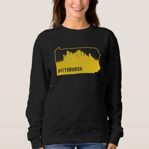 Cool Yellow Pennsylvania Overzicht Pittsburgh Trui