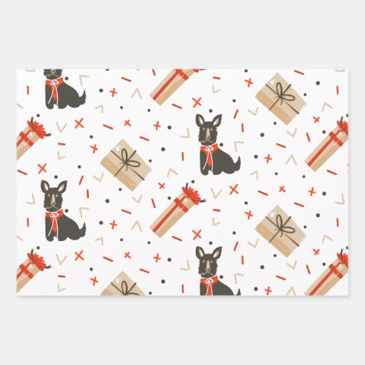 Cool Yule | Kerstfeestdag halverwege de eeuw Inpakpapier Vel (Voorkant 2)