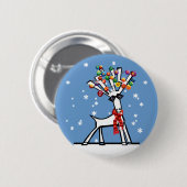 Cool Yule Ronde Button 5,7 Cm (Voorkant /achterkant)