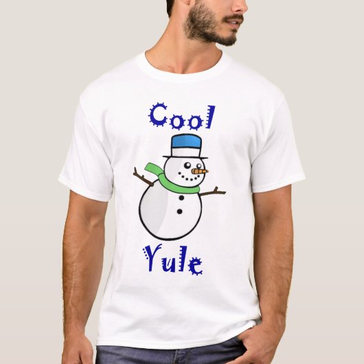 Cool Yule Snowman in Blue Top Hat (Voorkant)