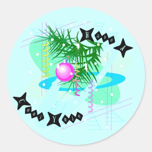 Cool Yule Sticker (Voorkant)