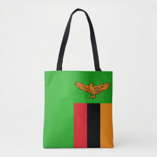 Cool Zambia Mode vlag Draagtas