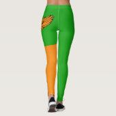 Cool Zambia Mode vlag Leggings (Achterkant)