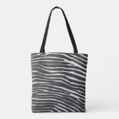 Cool Zebra Print Draagtas (Achterkant)