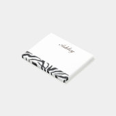 Cool Zebra Print Post-it® Notes (Schuin)