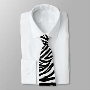 Cool Zebra Stripes Necktie Stropdas