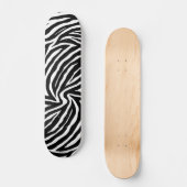 Cool Zebra Stripes Skateboard (Recto)