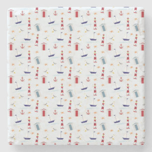 Cool Zee Symbolen Stenen Onderzetter