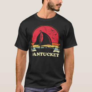Cool Zeilboot Vintage Boot Zeiler Ma Nantucket T-shirt