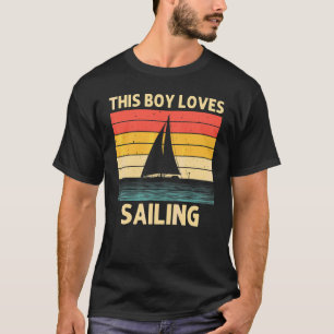 Cool Zeilen Voor Jongens Kinderen Bootvaren Zeevaa T-shirt