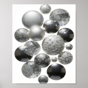Cool Zilver EDELSTEEN SIERADEN Poster