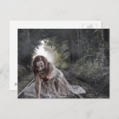 Cool Zombie Girl Briefkaart (Voorkant / Achterkant)