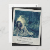 Cool Zombie Girl Briefkaart (Voorkant / Achterkant)