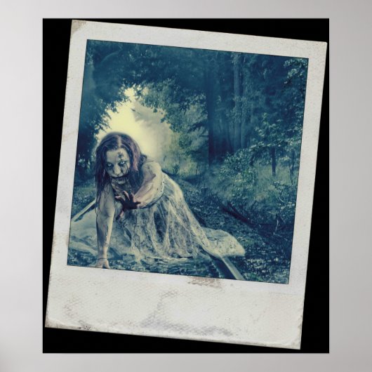 Cool Zombie Girl Poster (Voorkant)