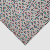 Cool Zombie Pattern Creepy Cute Tissuepapier (Detail)