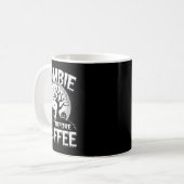 Cool Zombie Voor Koffie Halloween Grappig Koffiemok (Voorkant links)